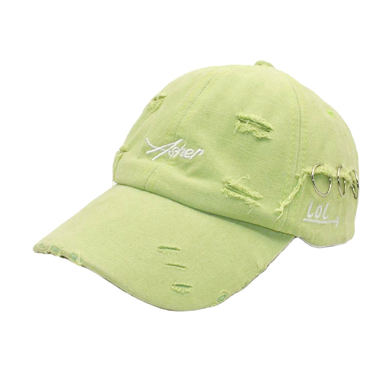 Wholesale Cotton Ripped Hoops Baseball Cap